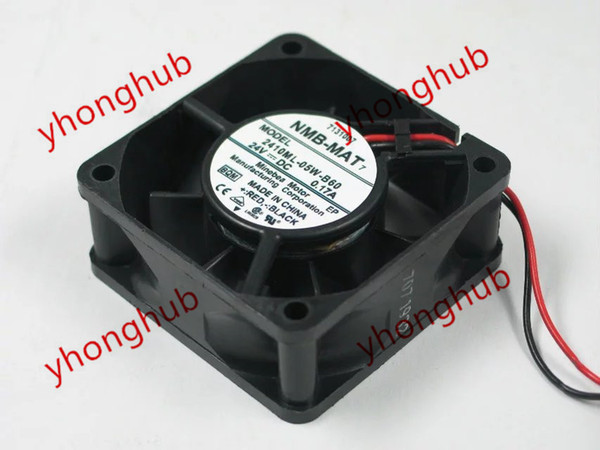 NMB-MAT 2410ML-05W-B60 BQM DC 24V 0.17A 60X60X25mm Server Square Fan