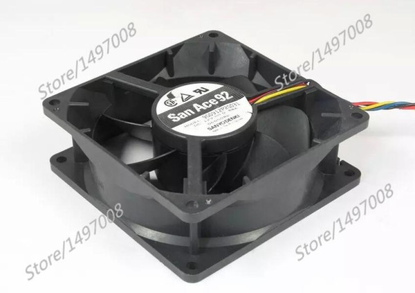 Free Shipping For Sanyo 9G0912P2G031 DC 12V 0.88A 4-wire 90mm, 90x90x32mm Server Square fan