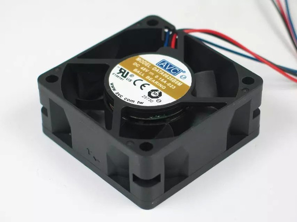 AVC DATA0625B8M, -023 DC 48V 0.15A 3-wire 4-Pin connector 70mm 60x60x25mm Server Square Cooling Fan