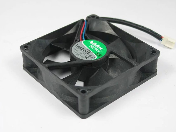 Free Shipping For Nidec TA350DC C34709-58 DC 12V 0.50A 3-wire 3-pin connector 80mm 90X90X25mm Server Square Cooling Fan