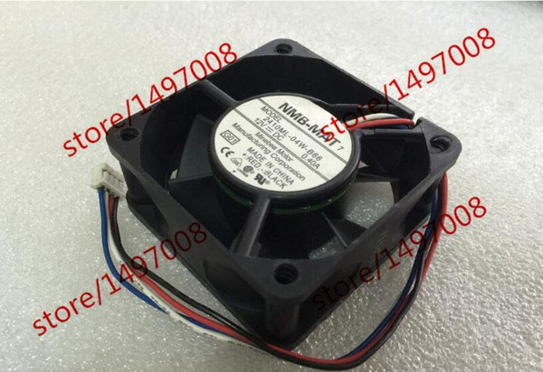 NMB 2410ML-04W-B66, G01 DC 12V 0.40A, 60x60x25mm 4-wire 60mm Server Square cooling fan