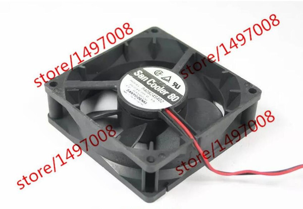 Free Shipping For SANYO 9A0824S402 DC 24V 0.1A 2-wire 2-pin connector 70mm 80x80x25mm Server Square Cooling fan