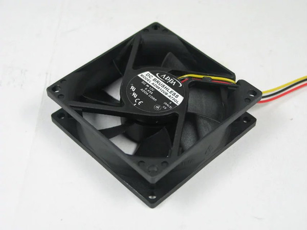 ADDA AD0812UB-A73GL DC 12V 0.45A 3-wire 3-pin connector 80x80x25mm Server Square Cooling Fan