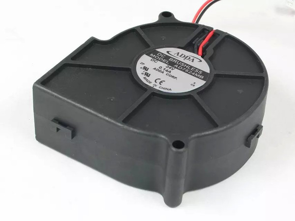 ADDA AD7524MB DC 24V 0.14A 2-wire 80mm 75x75x30mm Server Blower Cooling fan