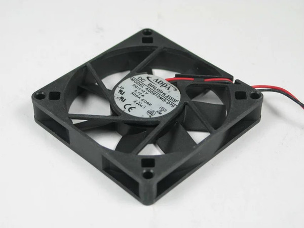 ADDA AD0812MS-D70 DC 12V 0.12A 2-wire 2-pin connector 80x80x15mm Server Square Cooling Fan