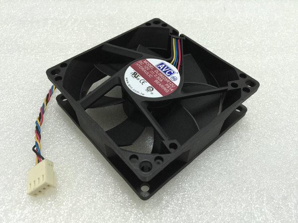 AVC DL08025R12U, PS14 DC 12V 0.50A, 4-wire 4-pin 80mm, 80x80x25mm Server Square cooling fan