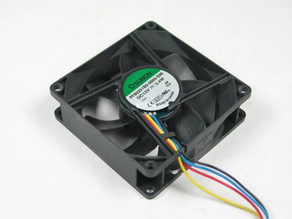 SUNON PF80251B2-0000-S99 DC 12V 3.4W 4-wire 4-pin connector 80x80x25mm Server Square Fan