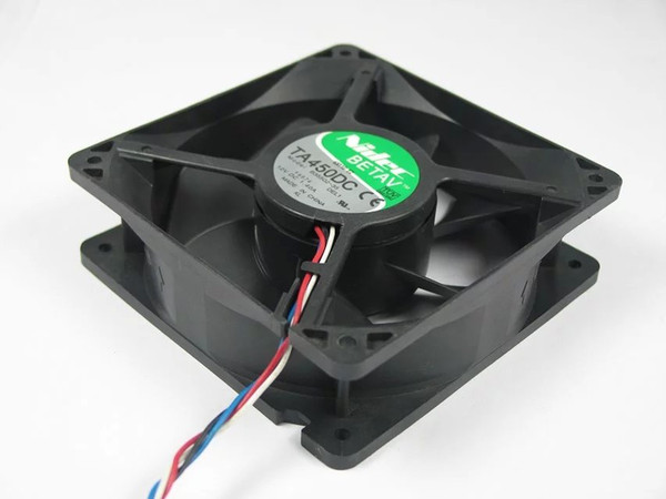 Free Shipping B35502-35, DEL1 DC 12V 1.40A 4-wire 4-pin connector 110mm 120x120x38mm Server Square Cooling Fan