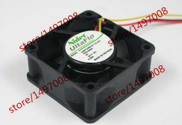 Free Shipping For Nidec U60T24MUA7-53J25, FK2-6484 DC 24V 0.08A 3-wire 60mm, 60x60x25mm Server Square fan