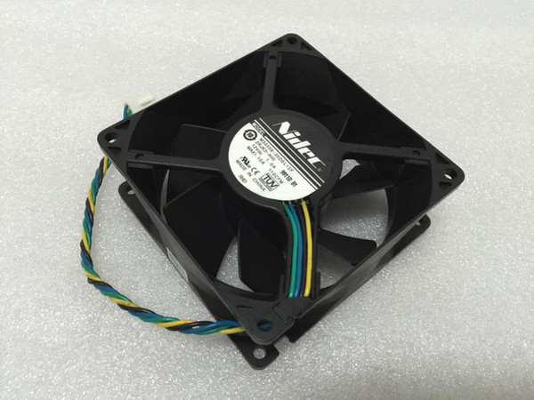 Free Shipping For Nidec M35556-35DEL12F DC 12V 1.0A 4-wire 4-pin connector 90mm, 92x92x38mm Server Square fan