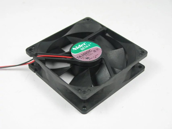 Free Shipping For Nidec M33910-16 DC 24V 0.22Amp 2-wire 2-pin connector 90mm 90x90x25mm Server Square Cooling Fan