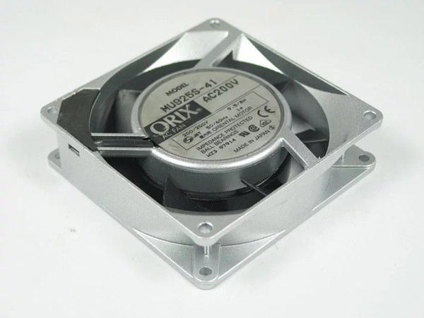 Free shipping MU925S-41 AC 230V 9.5/8W 2-pin 90x90x25mm Server Square Cooling Fan