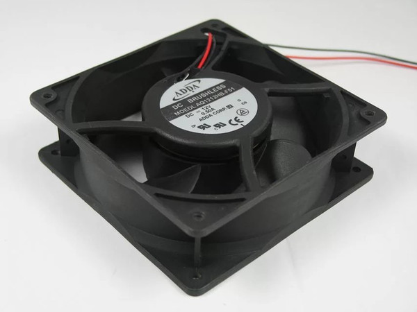 ADDA AQ1212HB-F51 DC 12V 0.50A 2-wire 2-pin connector 90mm 120x120x38mm Server Square Cooling Fan