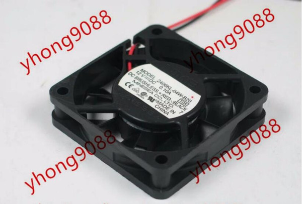 NMB 2406KL-04W-B20 T05 DC 12V 0.10A 2-wire 2-pin connector 60x60x15mm Server Square Cooling Fan