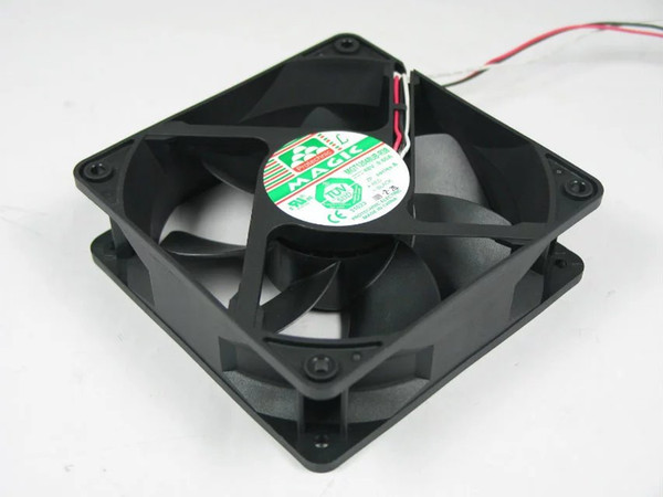 Free Shipping For MAGIC MGT12048UB-R38 AC 48V 0.6A 3-wire 3-pin connector 120X120X38mm Server Square Cooling Fan