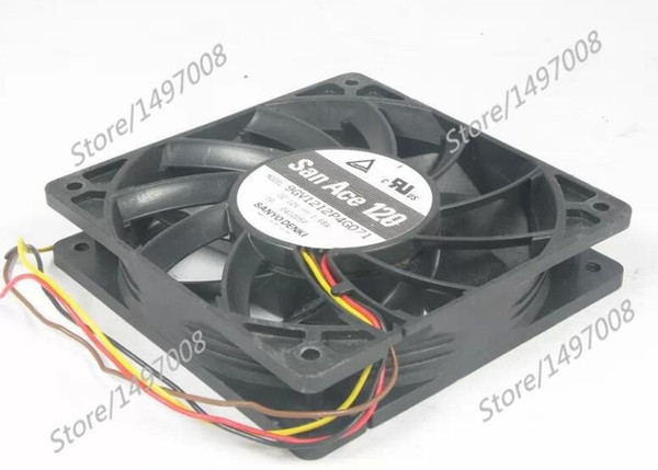 Free Shipping For SANYO 9GV1212P4G071 DC 12V 1.68A 4-wire 90mm 120x120x25mm Server Square fan