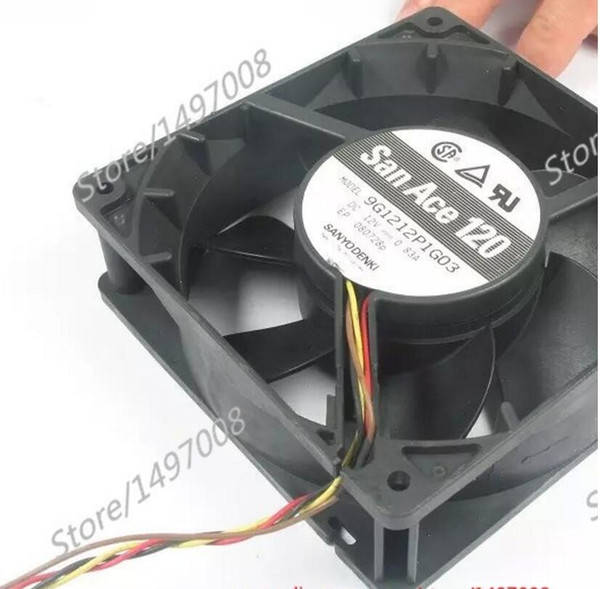 Free Shipping For SANYO 9G1212P1G03 DC 12V 0.83A 4-wire 4-pin connector 110mm 120x120x38mm Server Square fan