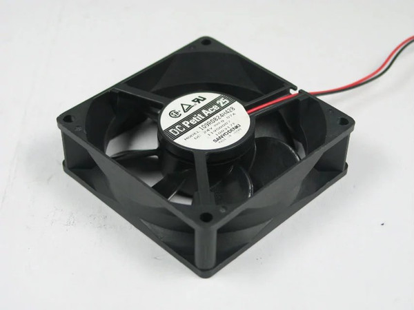 SANYO 109R0824H428 DC 24V 0.07A 2-wire 2-pin connector 80X80X25mm Server Square Cooling Fan