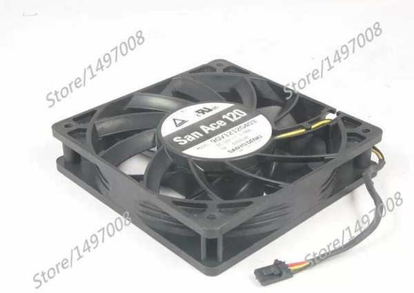 SANYO 9GV1212G403 DC 12V 1.68A 3-wire 3-pin connector 110mm 120x120x25mm Server Square fan