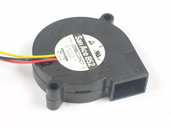 Free Shipping For SANYO 109BC12HC7-1 DC 12V 0.1A 3-wire 3-pin connector 50x50x15mm Server Blower fan