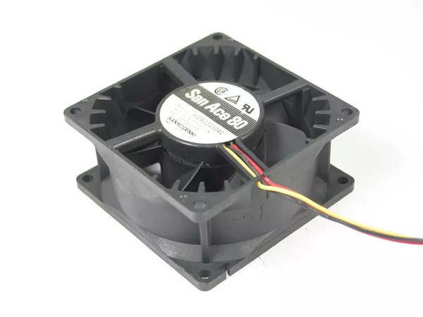 Free Shipping For SANYO 9G0812G1041 DC 12V 1.1A, 80x80x38mm 3-wire 3-pin connector 80mm Server Square cooling fan