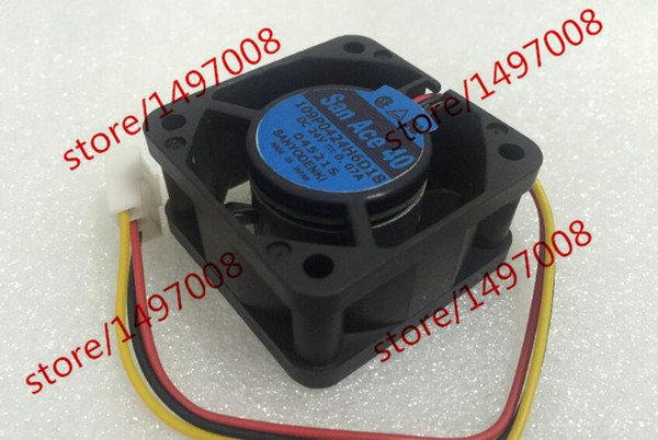 Free Shipping For SANYO 109P0424H6D18 DC 24V 0.07A 3-wire 3-pin connector 60mm 40X40X20mm Server Square Cooling Fan