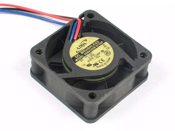 Free Shipping For ADDA AD0412UB-D73GP G DC 12V 0.35A 3-wire 3-pin connector 40mm 40X40X15mm Server Square Cooling fan