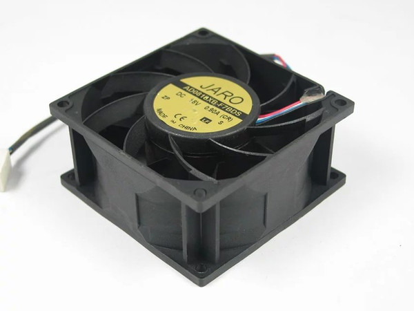 ADDA AD0818XB-F7BDS DC 18V 0.90A 4-wire 4-pin connector 80mm 80X80X38mm Server Square Cooling Fan