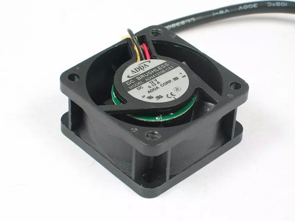 Free Shipping For ADDA AD0412MB-C53, S DC 12V 0.13A 3-wire 3-pin connector 50mm 40x40x20mm Server Square Cooling fan