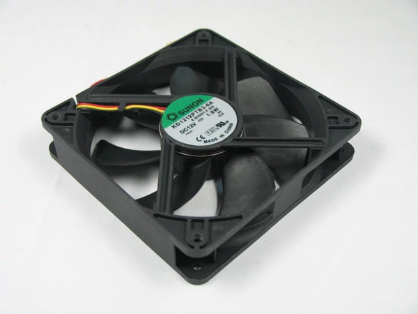 SUNON KD1212PTB3-6A E.B2007.F.GN DC 12V 1.9W 3-wire 3-pin connector 120X120X25mm Server Square Cooling Fan