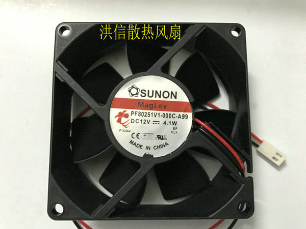 Original SUNON PF80251V1-000C-A99 8025 12V 4.1W cooling fan