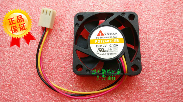 Original YS.TECH FD124010EB DC12V 0.12A 40*10MM axial flow 4CM cooling fan