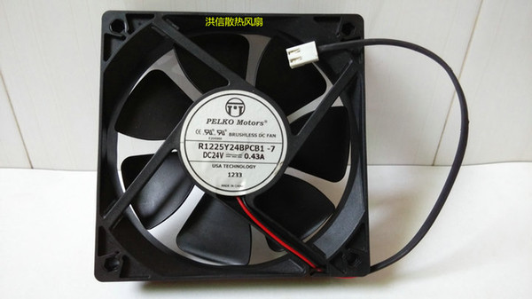 PELKO MOTORS R1225Y24BPCB1-7 DC24V 0.43A 12CM inverter fan