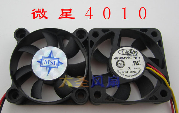 T&T 4010M12S NF1 Cooling Fan 12V 0.16A 40*40*10mm