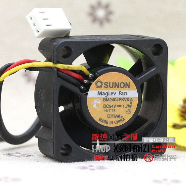 Original SUNON 4020 GM2404PKVX-A 24V 1.7W Cisco Fan, Switch Fan, Inverter Fan, Cooling Fan