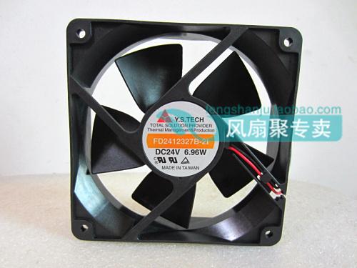 OOriginal Y.S.TECH FD2412327B-2I 12032 24V 6.96W Ball Cooling Fan