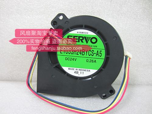 SERVO E1033H24BYCS-A5 24V 0.26A 9733 large air volume turbine cooling blower