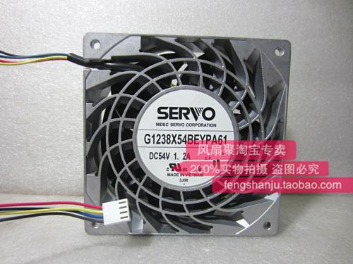 Original SERVO G1238X54BEYPA61 54V 1.2A 12038 cooling fan 800-37417-02