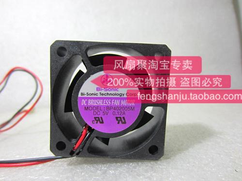 Brand new original Bi-sonic BP402005M 5V 0.12A 4cm 4020 cooling fan 2 line