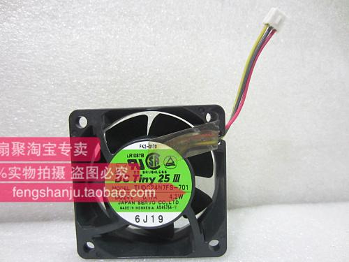 Original SERVO TUDC24N7FS-701 24V0.17A 4.2W 6CM6025 cooling fan