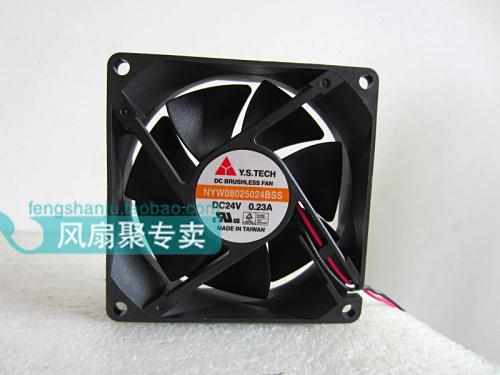 Original Y.S.TECH 24V0.23A 8CM 8025 NYW08025024BSS Cooling Fan