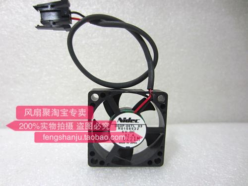 Original Nidec D03P-05TL 3.5CM3510 5V0.07A Double Ball 2-Wire Cooling Fan