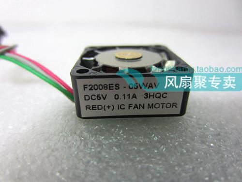 Original F2008ES-05WAV 2cm 2008 5V0.11A large air volume metal leaf micro fan