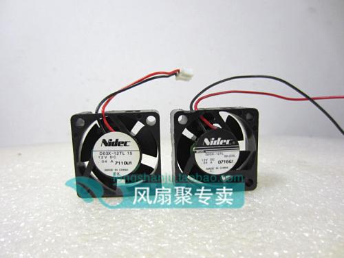 Original Nidec 3cm3010 12V0.04A D03X-12TL Silent High Efficiency Micro Cooling Fan