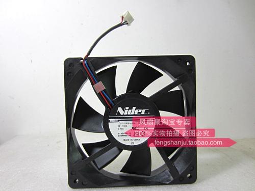 Original Nidec D12T-12PS14 12cm 12025 12V0.10A mute double ball fan