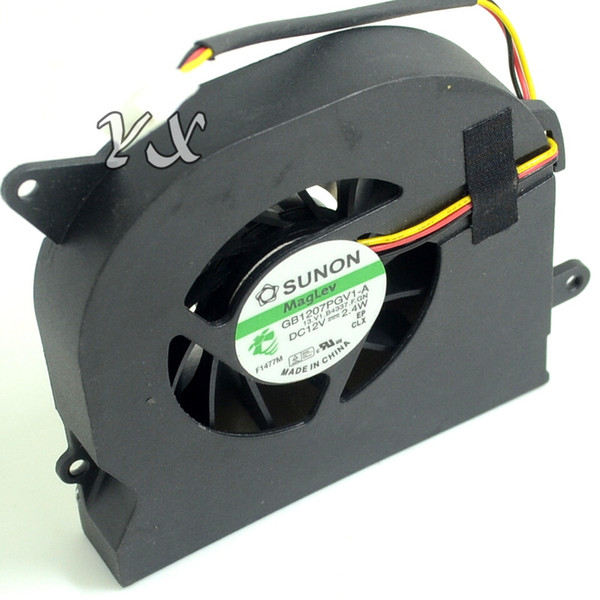 Free shipping For SUNON GB1207PGV1-A, 13.V1.B4337.F.GN DC 12V 2.4W 3-wire 3-pin Server Laptop Fan