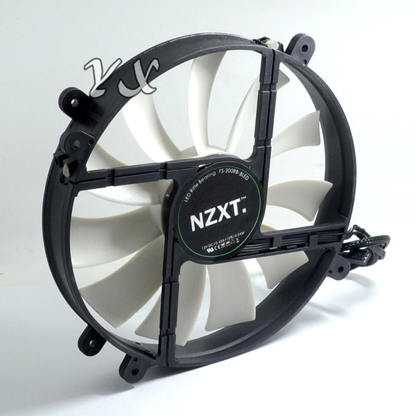 free shipping high quality NZXT FS-200-RB-RL 20cm case fan red LED fan Njie Mirage muted blue