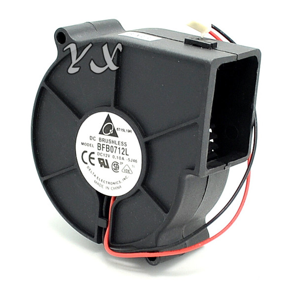 The new 7530 turbo blower 1U2U server 12V 0.10A quiet fan BFB0712L for Delta 75*75*30mm