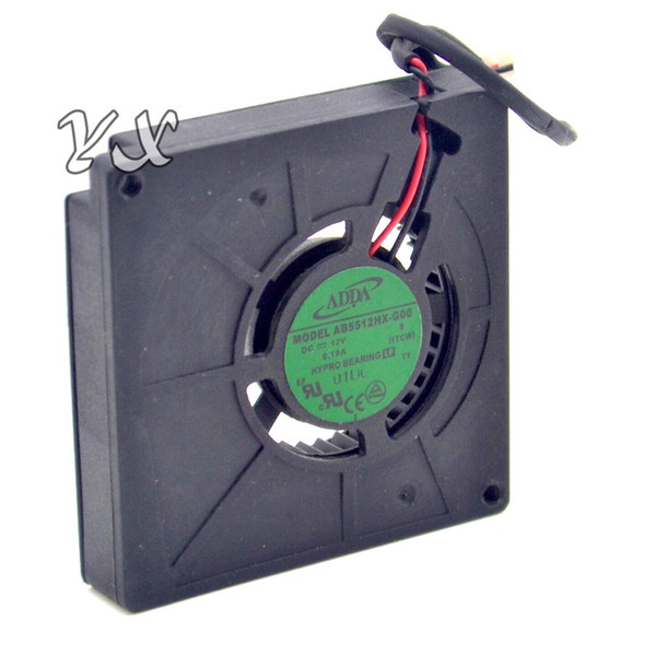 ADDA AB5512HX-G00 12V 0.19A 5CM 2 wire cooling fan