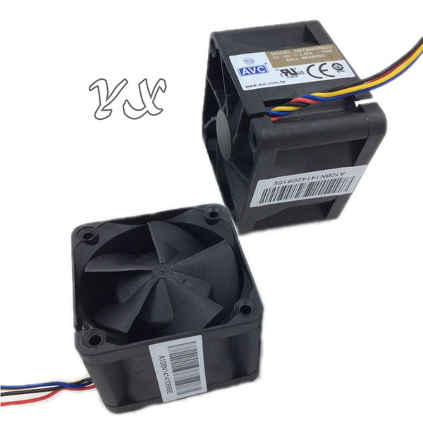 free shipping New original AVC DBTB0428B2U 12V 0.48A 4CM 4028 4line temperature control cooling fan